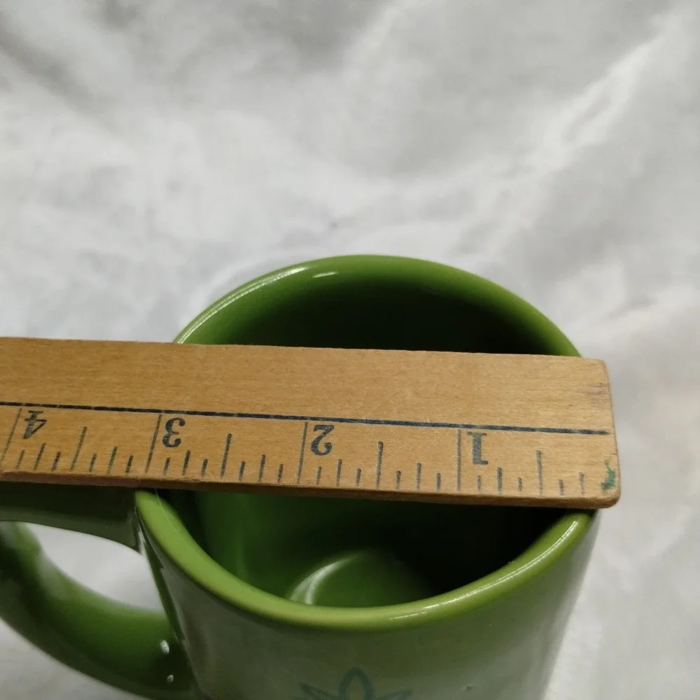 Wake & Bake Coffee Co. Lime Green Ceramic Pipe Mug Novelty Coffee Cup 420 - Picture 10 of 10